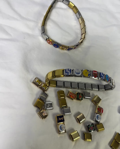 Italian Futbol Charm Bracelet